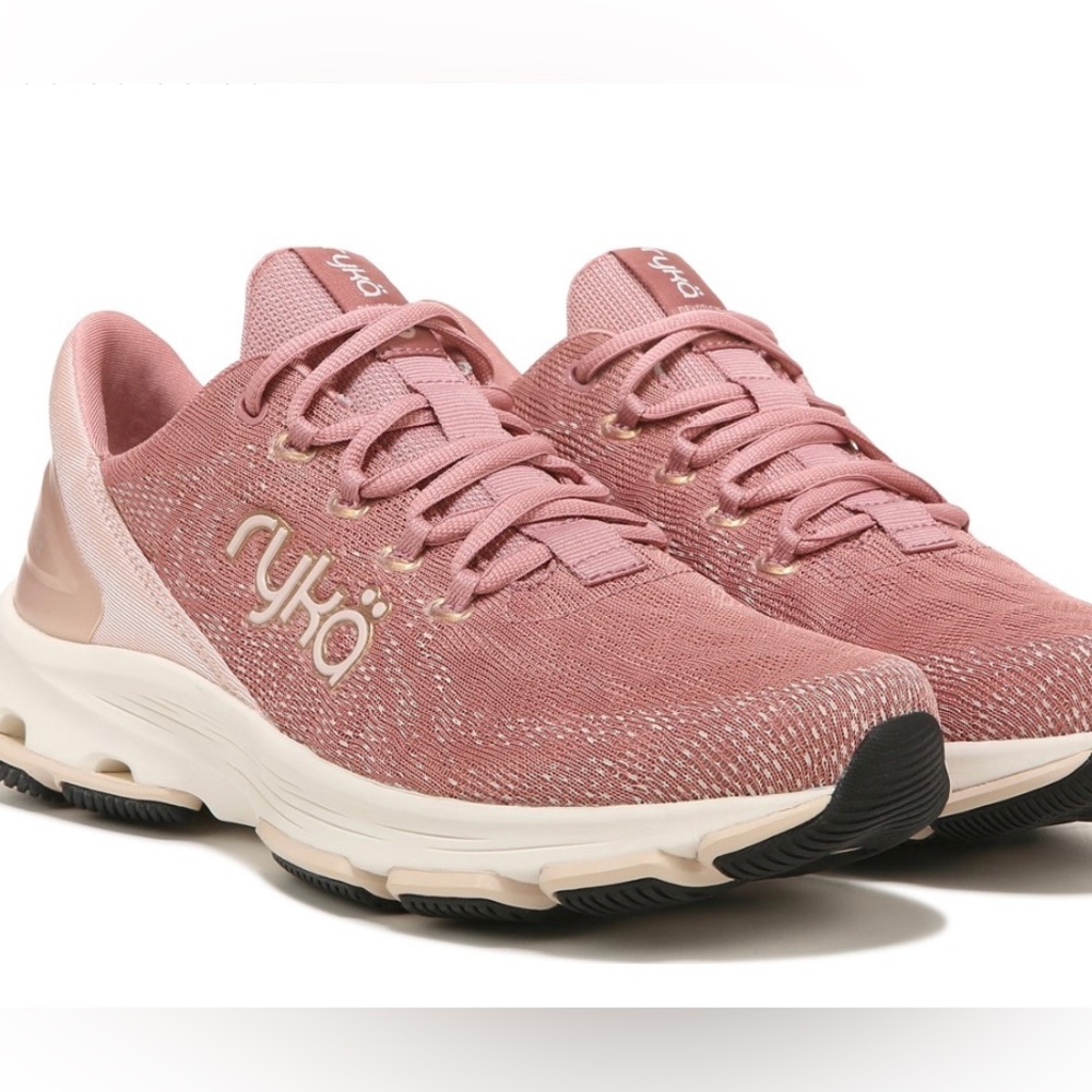 Ryka women’s Devotion X pink rose gold tennis shoes